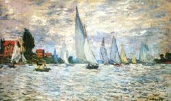 Claude Monet The Barks Regatta at Argenteuil China oil painting art